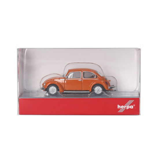 Herpa 421096 – Volkswagen Beetle 1303 | Fluorescent Orange | Skala 1:87 H0
